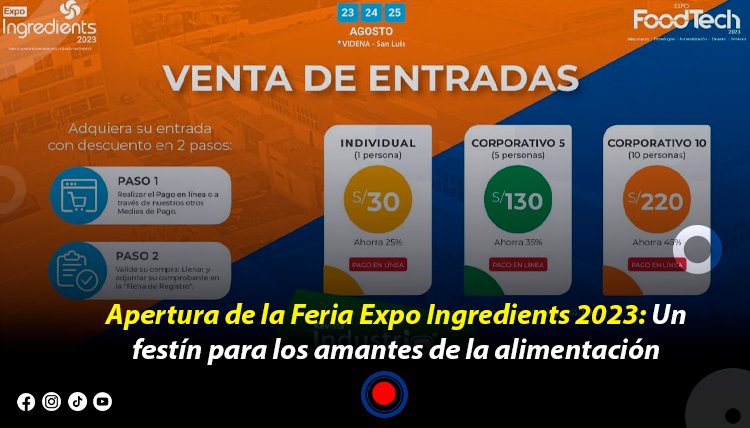 Apertura de la feria Expo Ingredients 2023: Un festín para los amantes de la alimentación