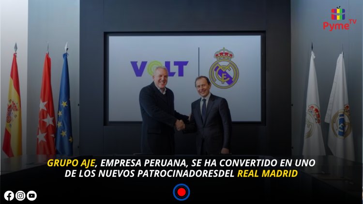 VOLT, DEL GRUPO AJE, SE CONVIERTE EN EL NUEVO PATROCINADOR REGIONAL DEL REAL MADRID