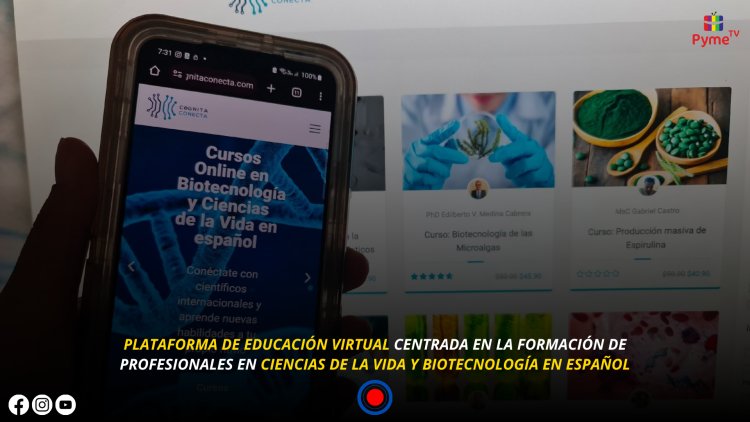 CIENTÍFICA PERUANA CREA PLATAFORMA QUE PROMUEVE LA EDUCACIÓN EN CIENCIA Y BIOTECNOLOGÍA